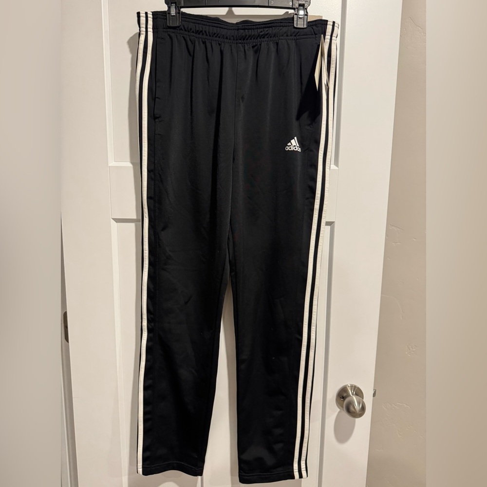 Adidas Black Track Pants - men’s Large